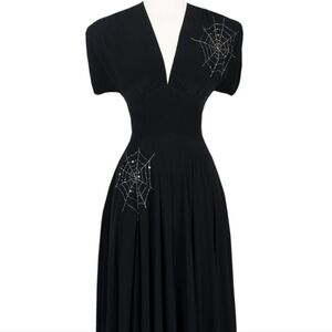 NWT 14 Trashy Diva Charlotte's web Dress Spiderwed Embroidery